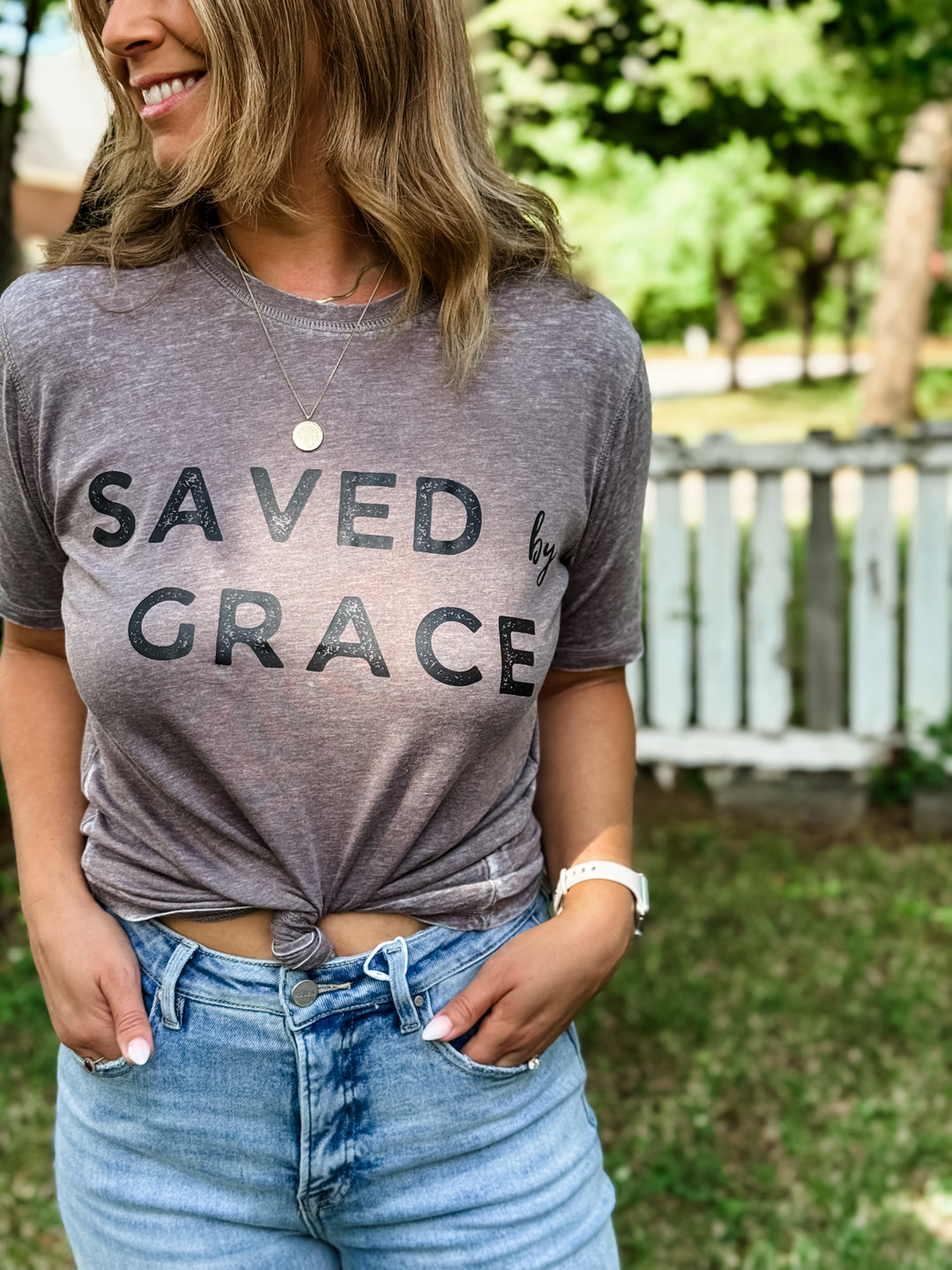 Saved By Grace Tee