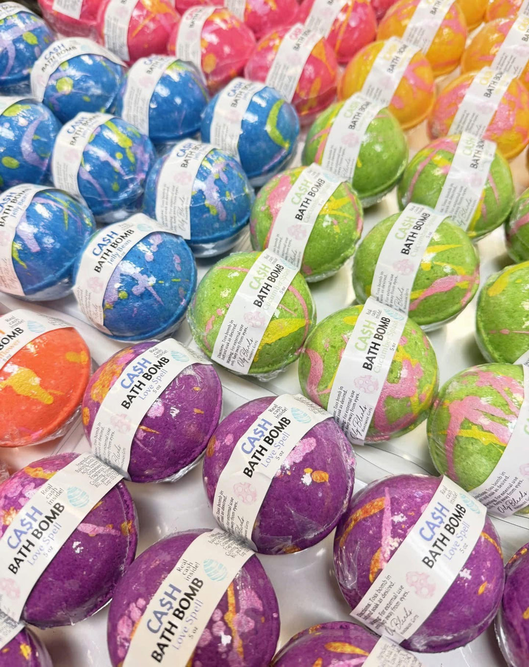 Cash Bath Bombs