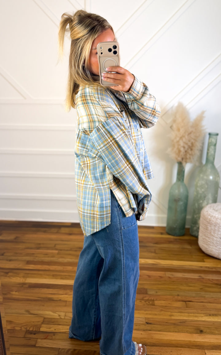 Autumn Drift Plaid Flannel