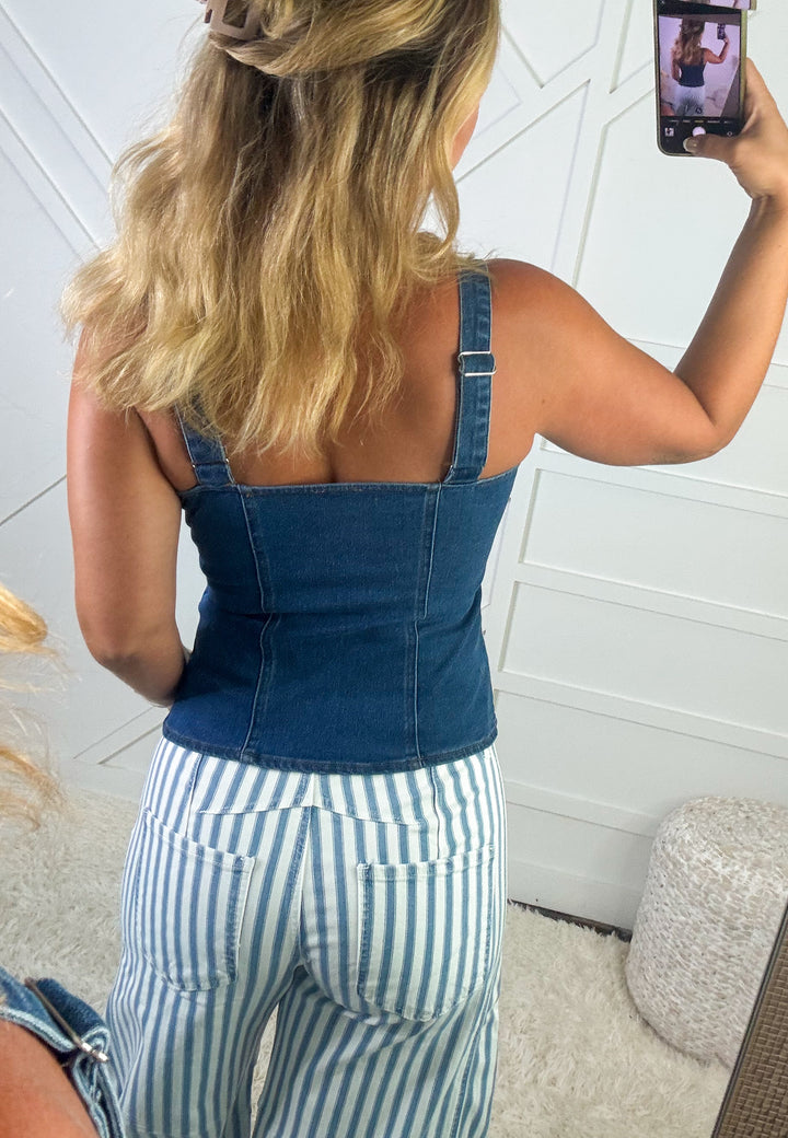 Backroad Beauty Denim Top