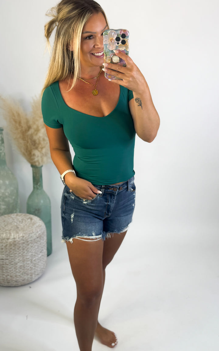 Second Skin Scoop Tee