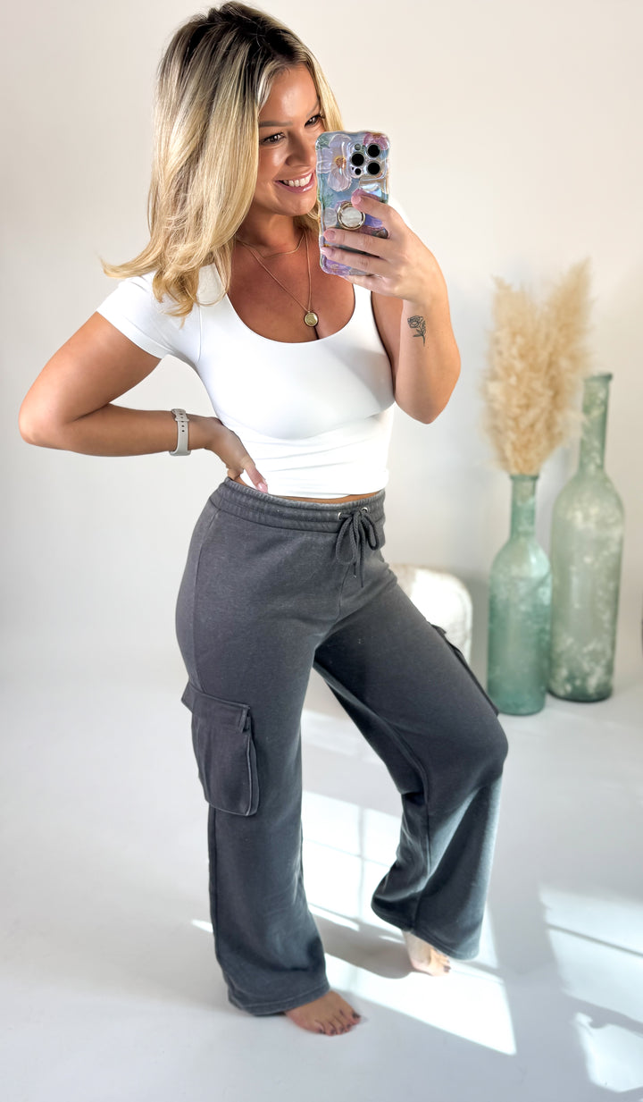 Laid Back Luxe Cargo Joggers *Door Buster*