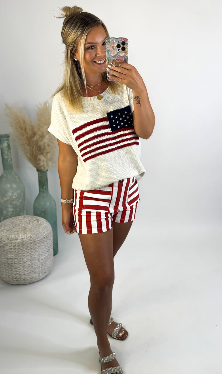 American Honey Sweater Knit Top