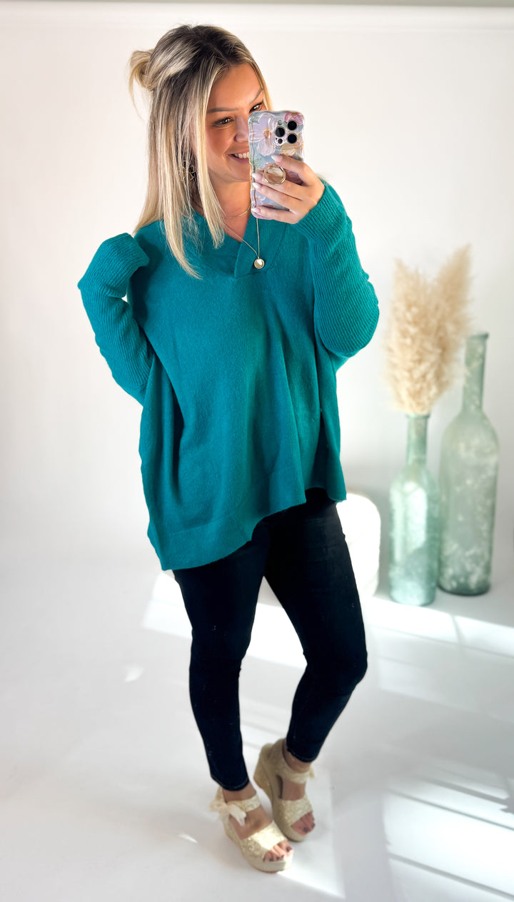 Evergreen Cozy Sweater