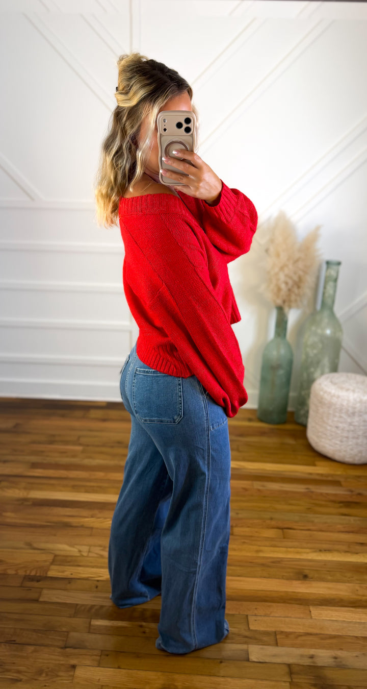 Red Hot Moment Sweater