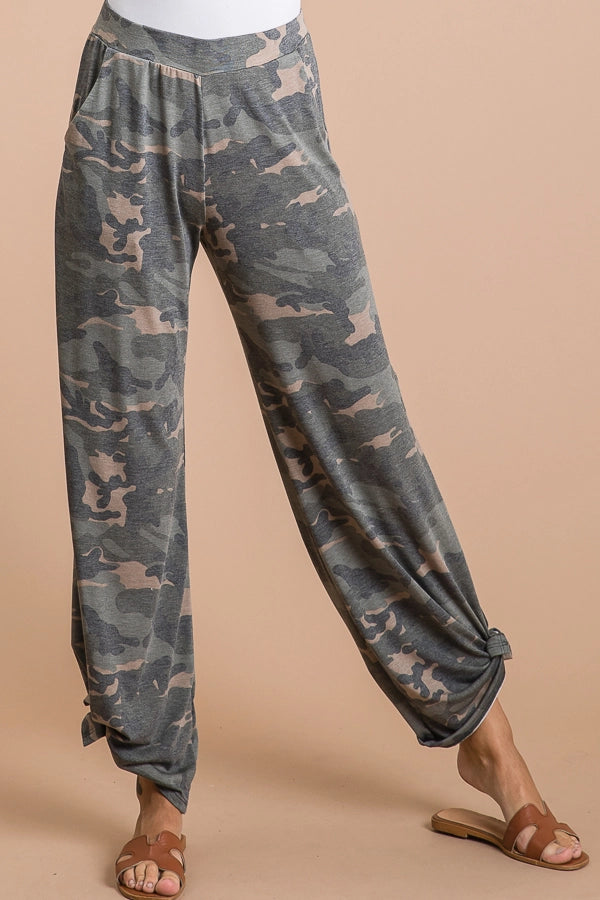 The Wild Side Camo Wide Leg Pants