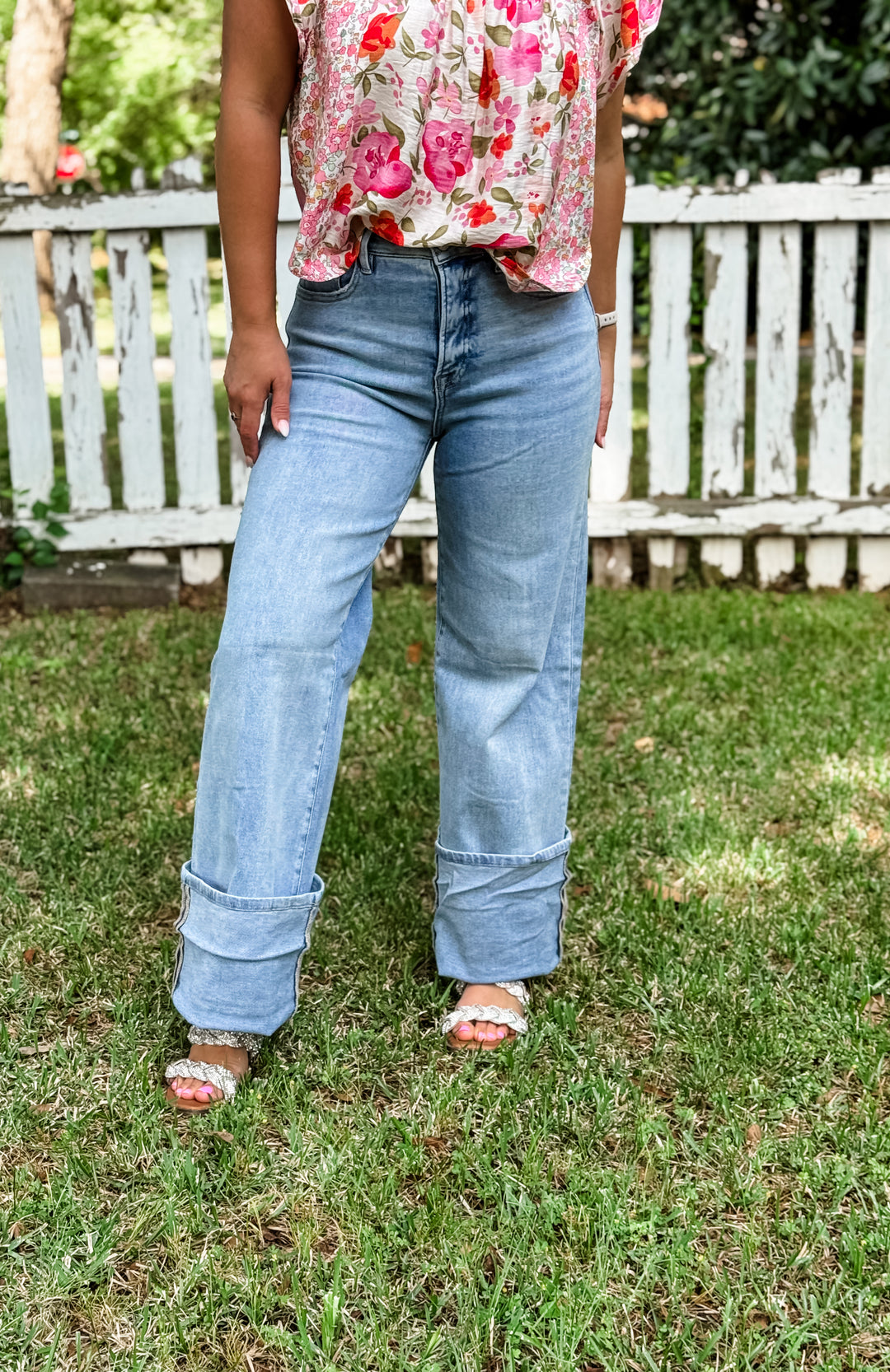 Hold Me High Tummy Control Risen Jeans