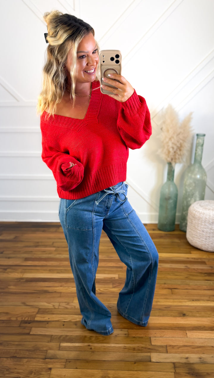 Red Hot Moment Sweater