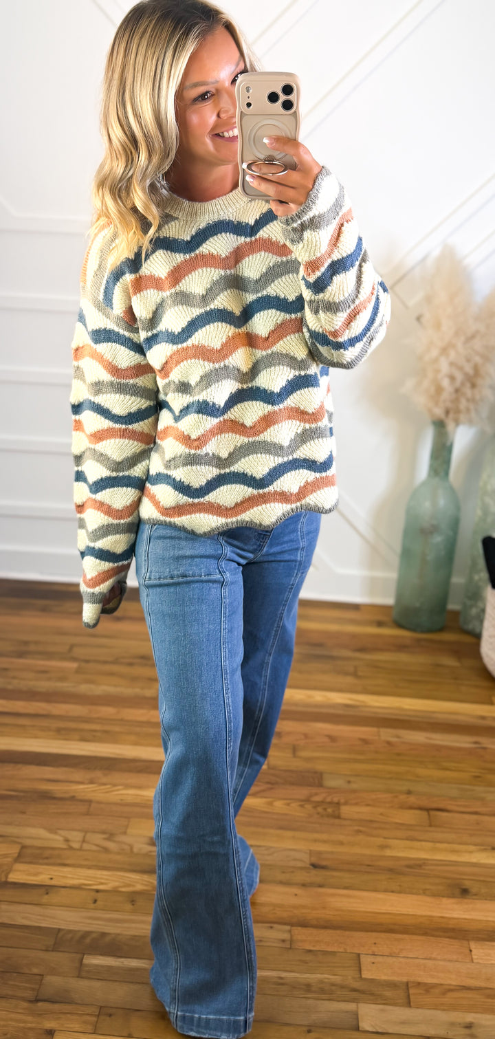 Canyon Waves Sweater