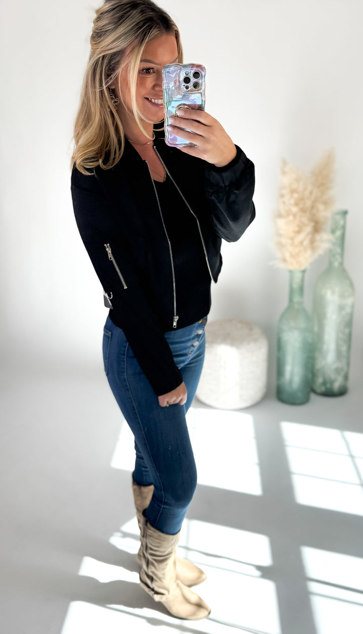 ⭐Door Buster⭐ City Lights Bomber Jacket