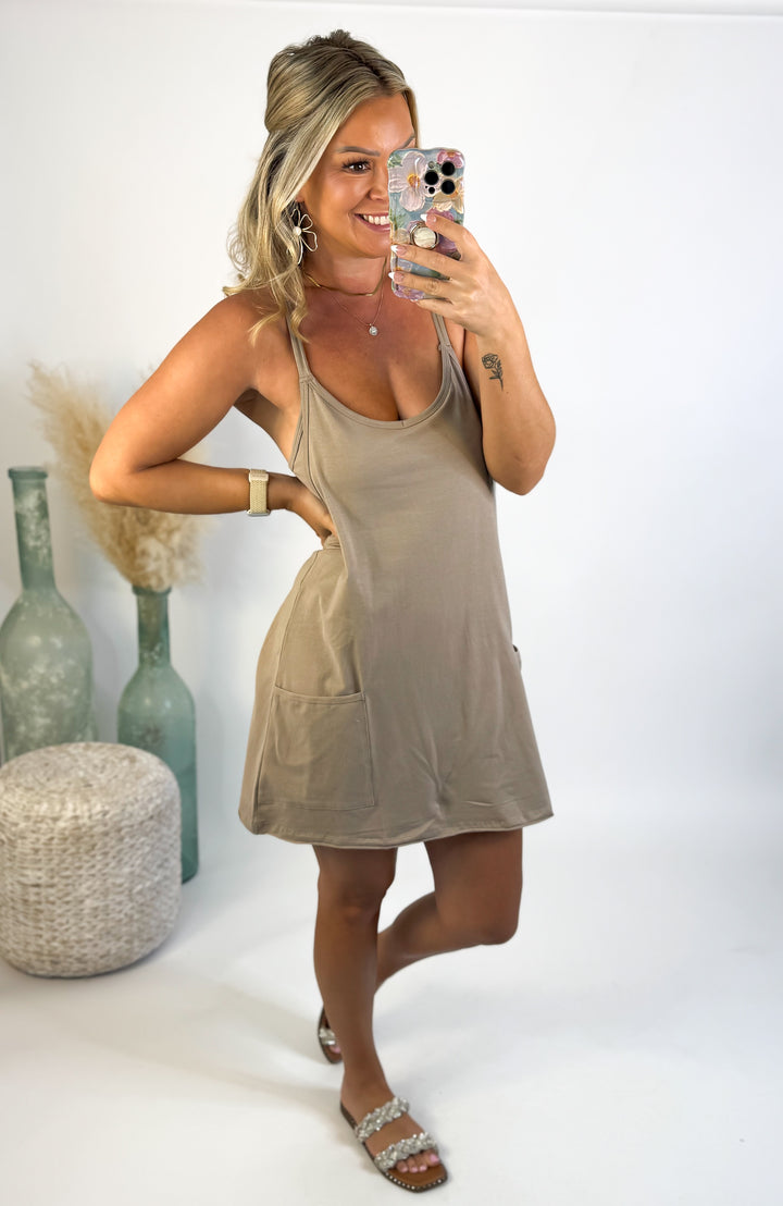 Main Character Romper Dress