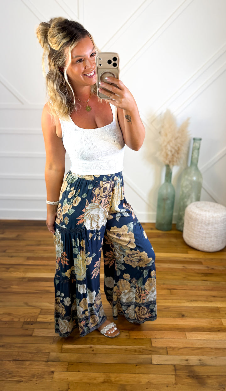 Poetry in Bloom Palazzo Pants
