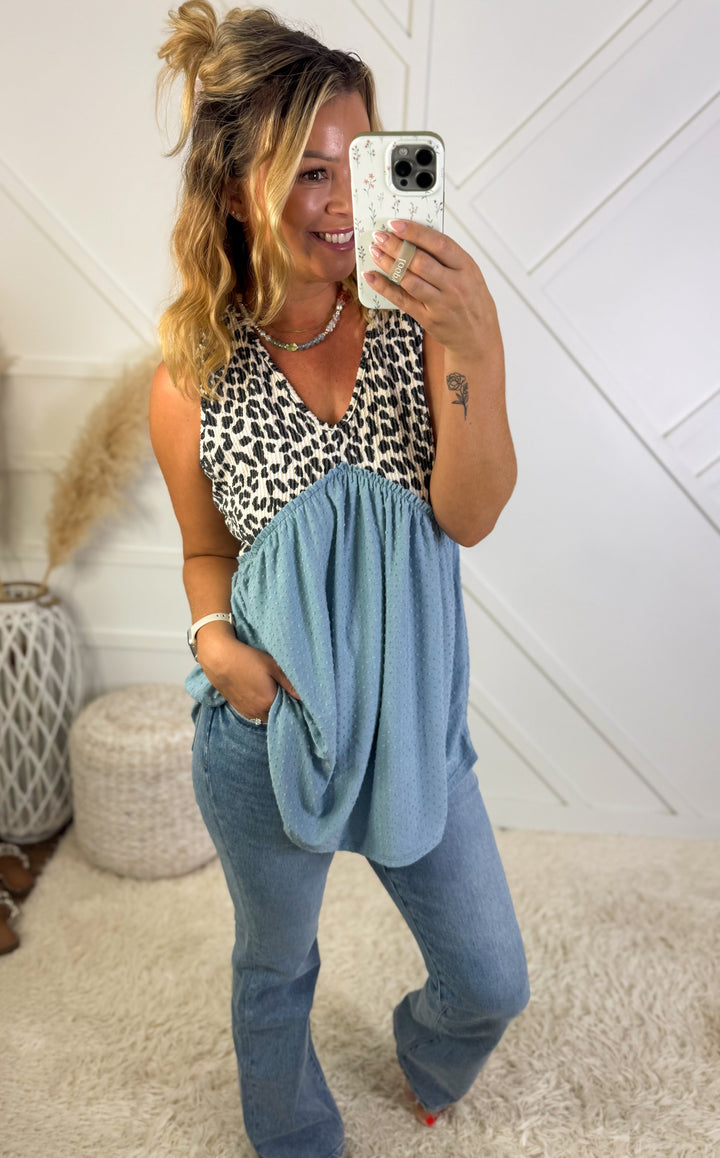 Wild & Free Babydoll Top