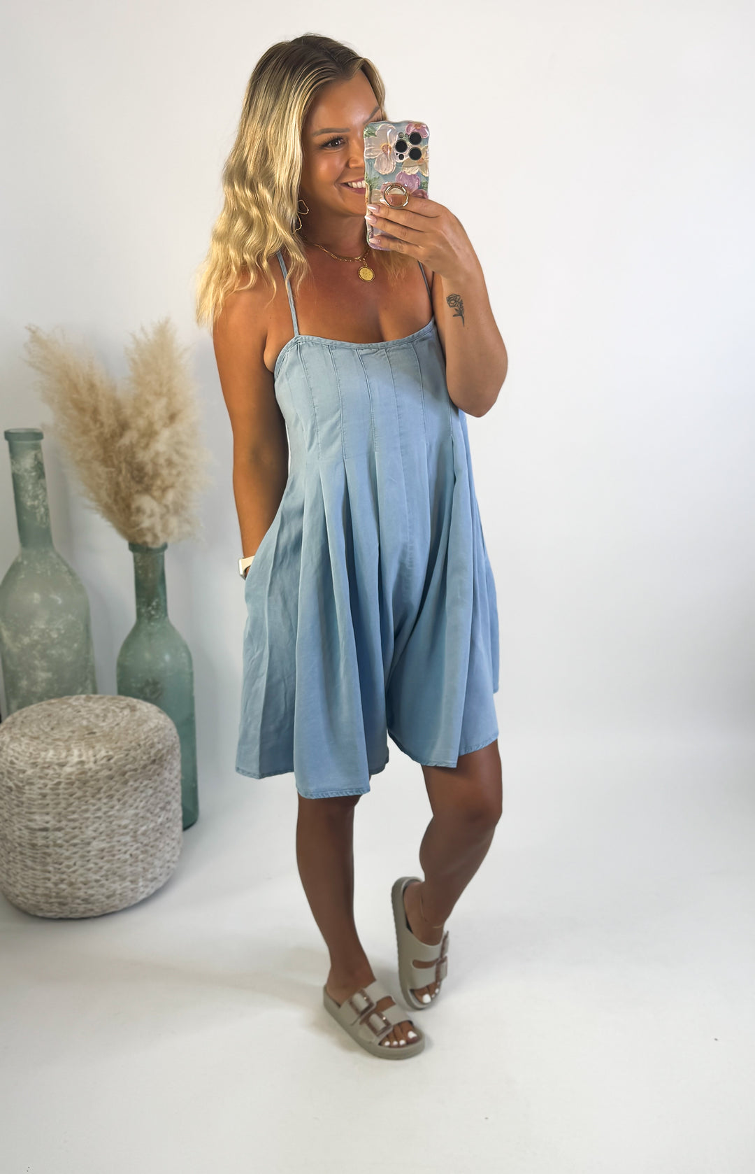 Blue Skies Ahead Romper