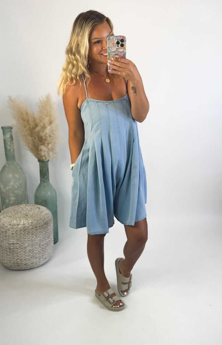 Blue Skies Ahead Romper