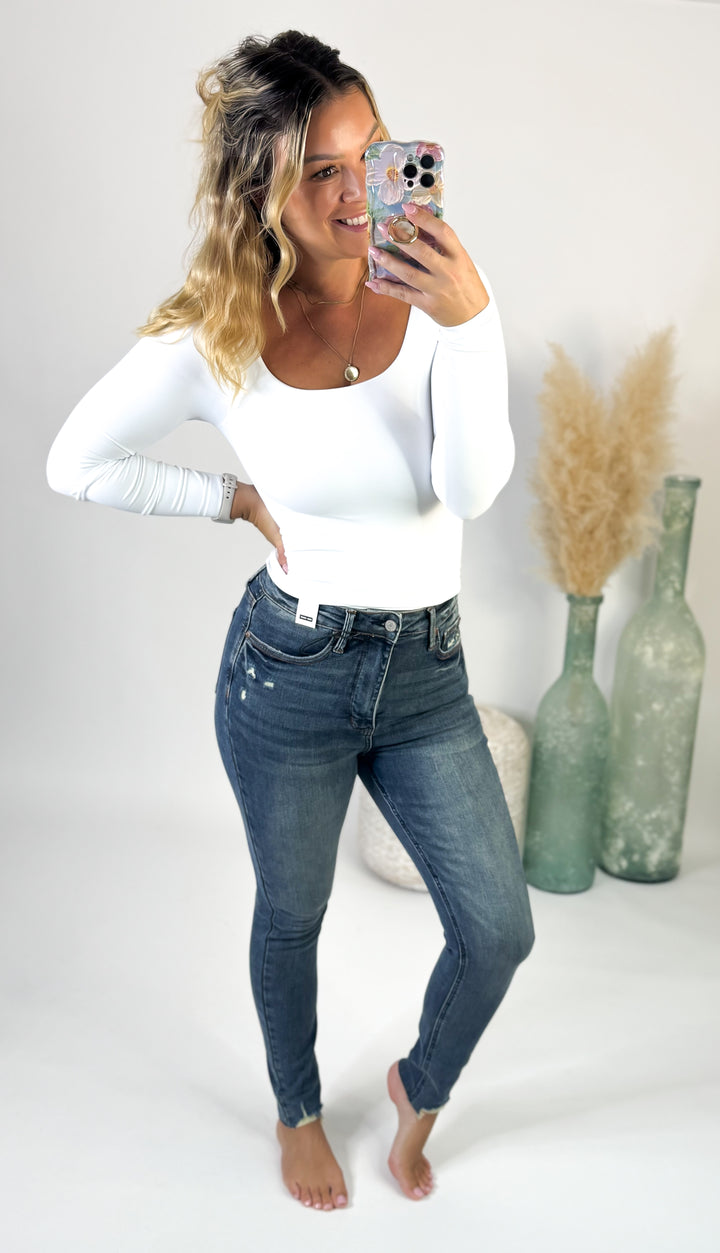Weekend Muse Tummy Control Skinny Jeans by Judy Blue