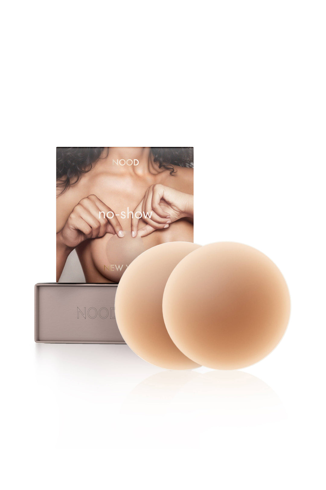 No-Show | Reusable Adhesive Nipple Covers: No 5 Soft Tan / 4in.