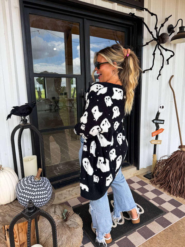 *Preorder* Boo Crew Reversible Cloud Cardigan - ETA Mid September