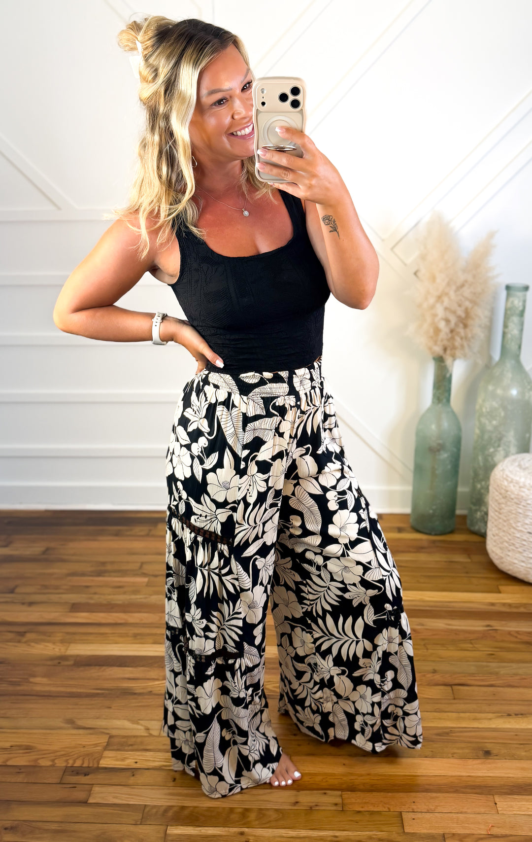 Monroe Floral Palazzo Pants
