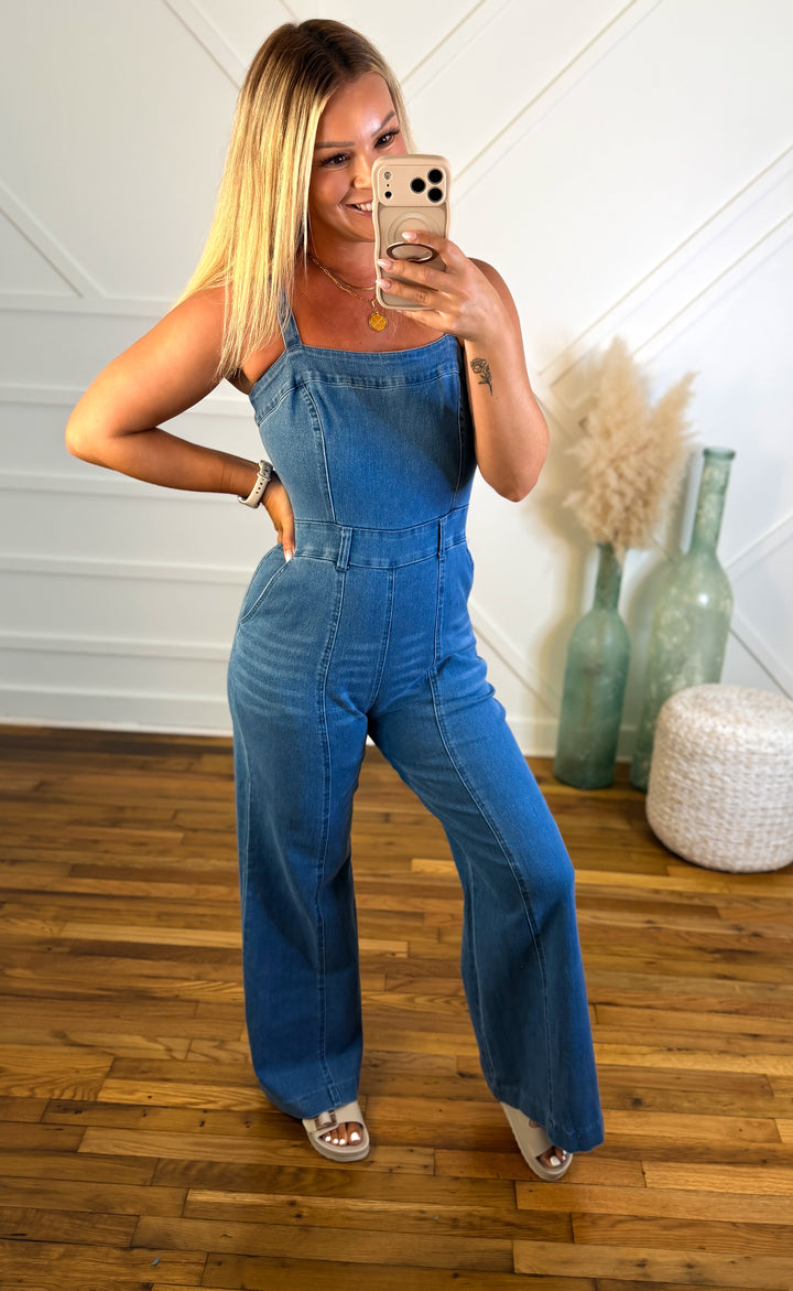 Janie Denim Jumpsuit