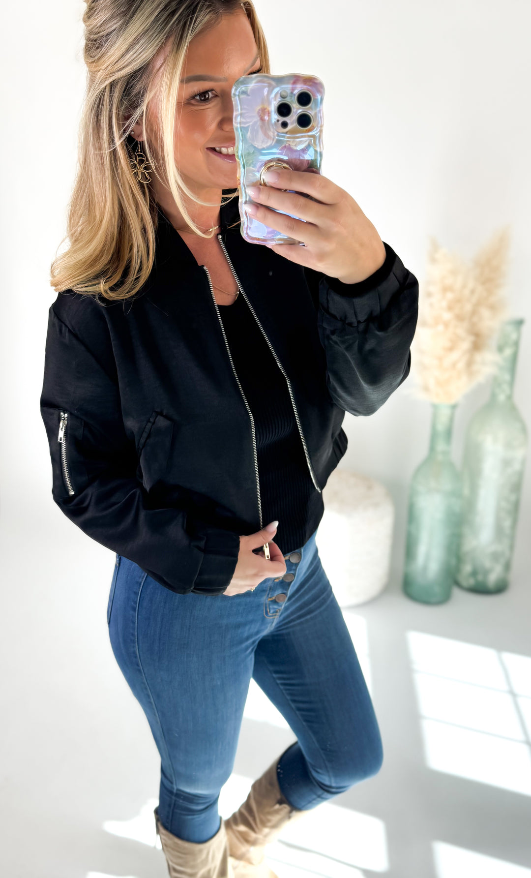 ⭐Door Buster⭐ City Lights Bomber Jacket