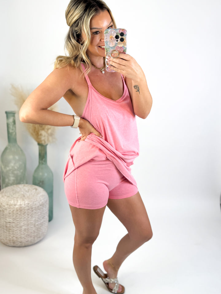 Main Character Romper Dress