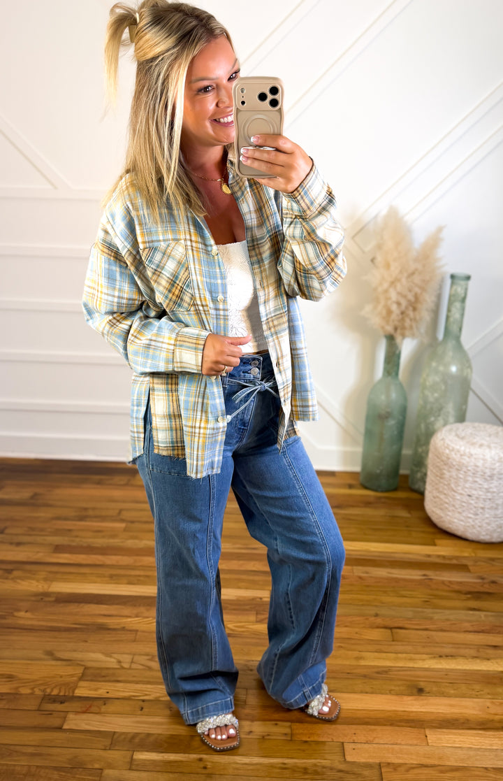 Autumn Drift Plaid Flannel
