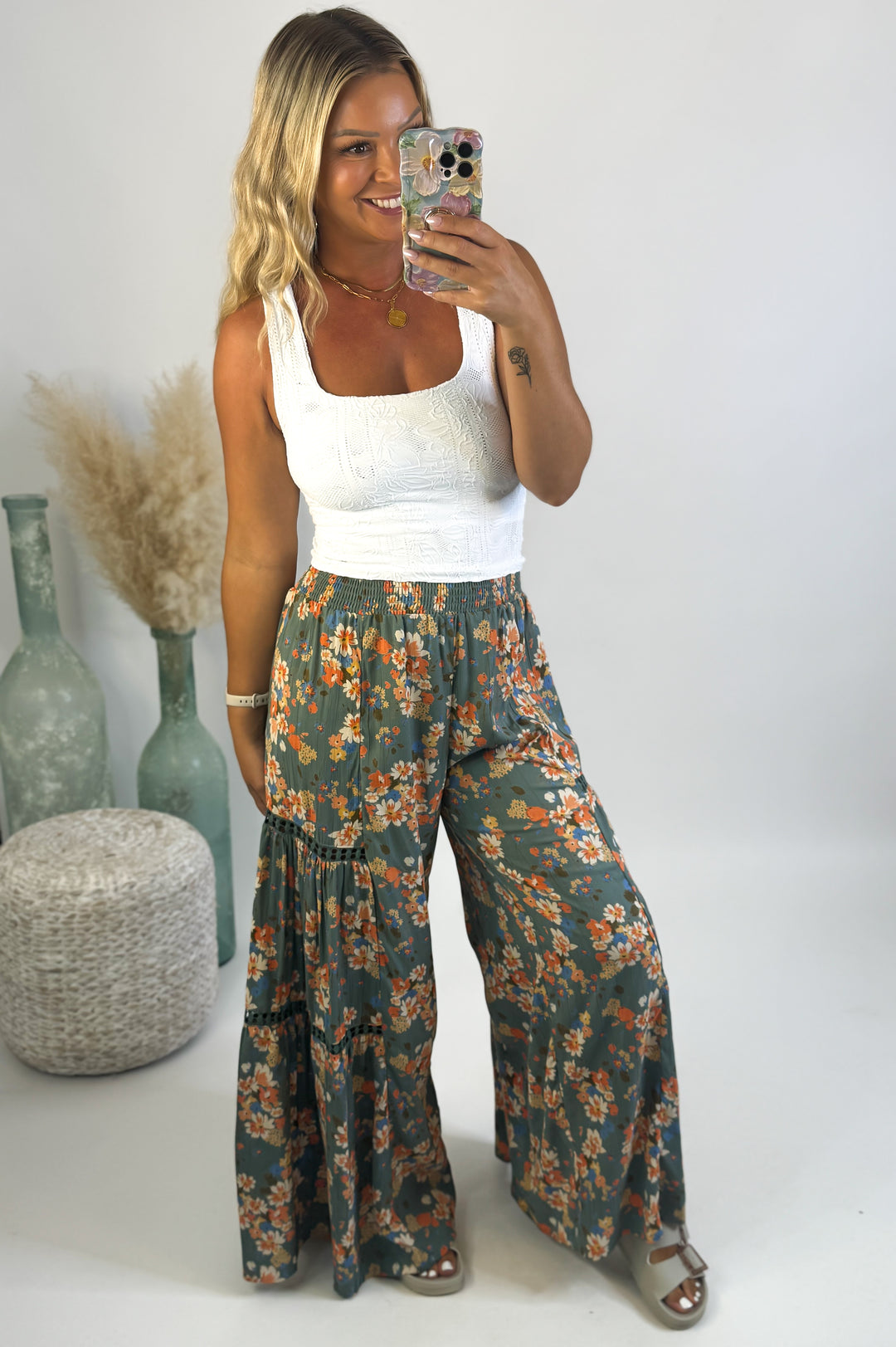 Wildflower Whimsy Palazzo Pants