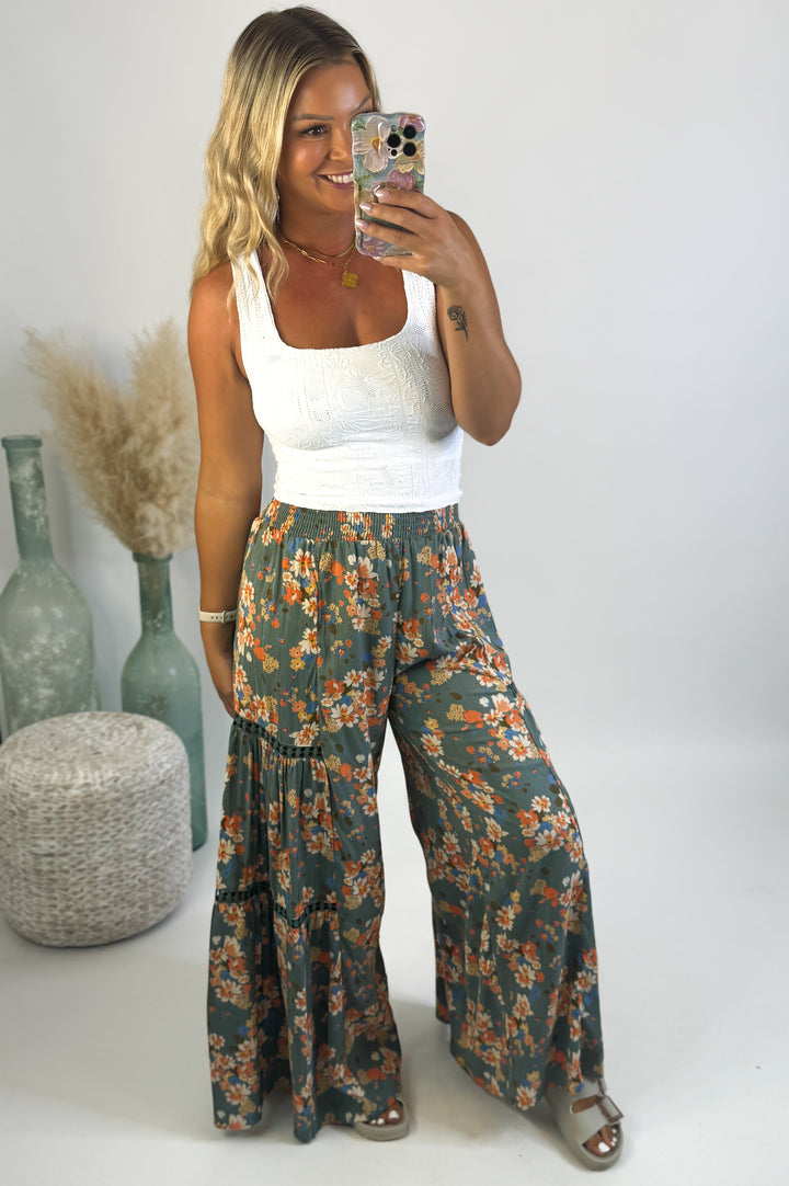 Wildflower Whimsy Palazzo Pants
