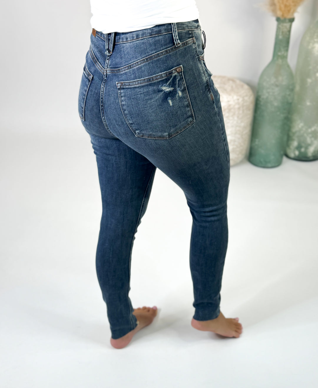 Weekend Muse Tummy Control Skinny Jeans by Judy Blue