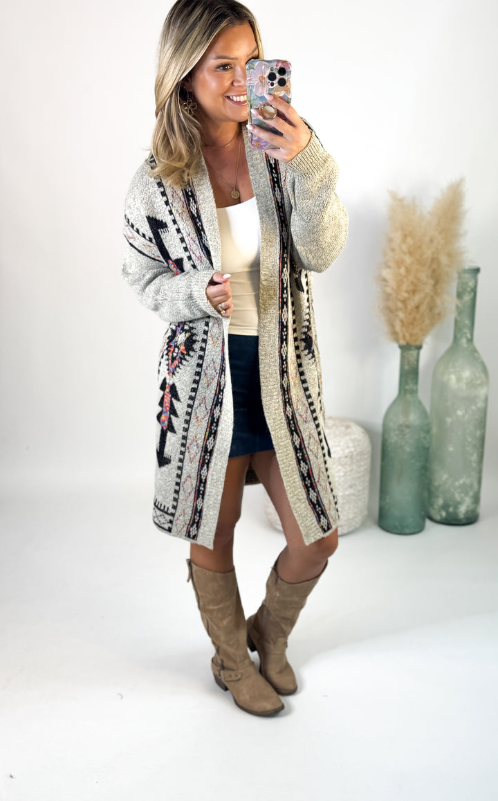 Wander the West Duster Cardigan