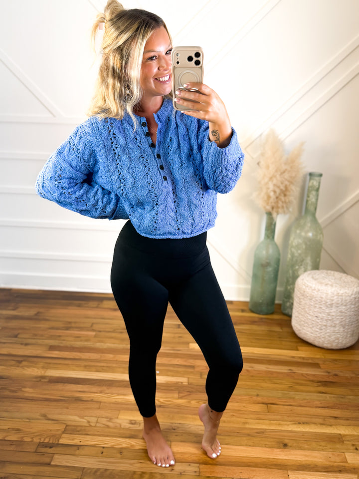 Free Spirit Henley Sweater