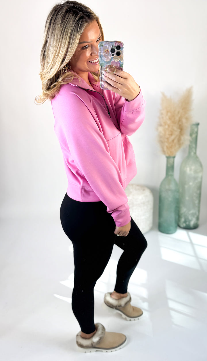 ⭐Door Buster⭐ Bubble Gum Scuba Zip Pullover