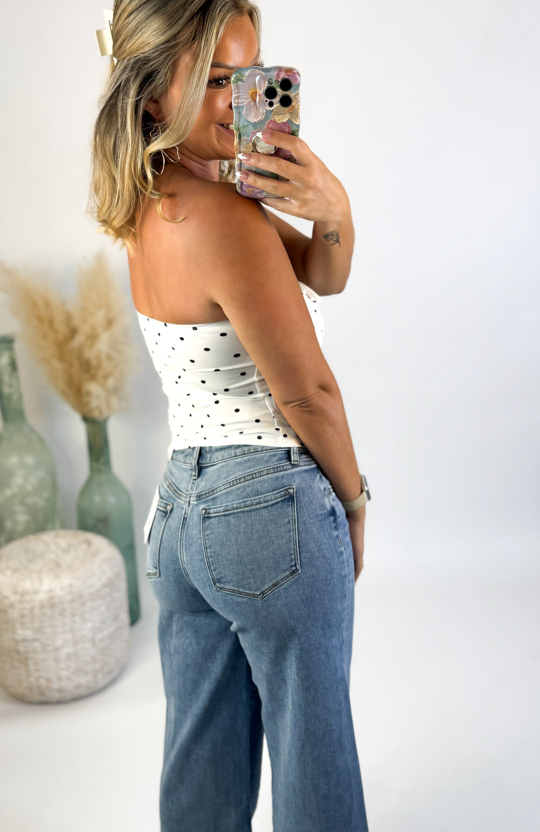 Sweet Spot Polka Dot Bandeau