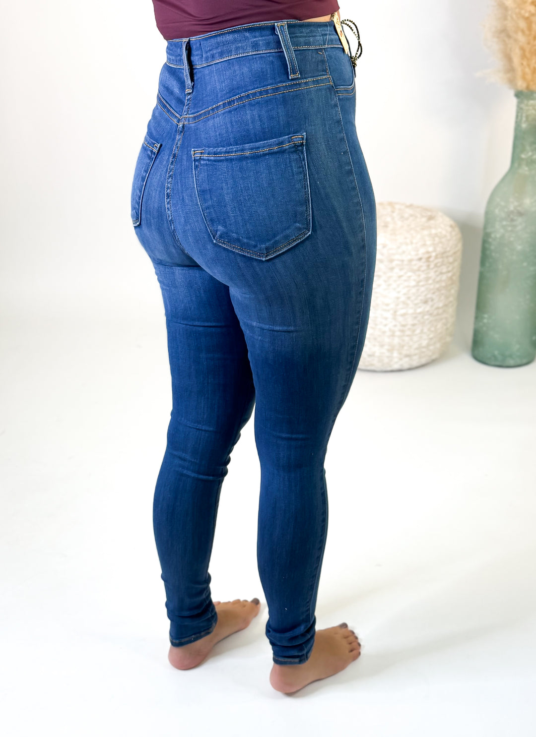 Brooklyn Button Fly Skinnies by Vibrant M.I.U.