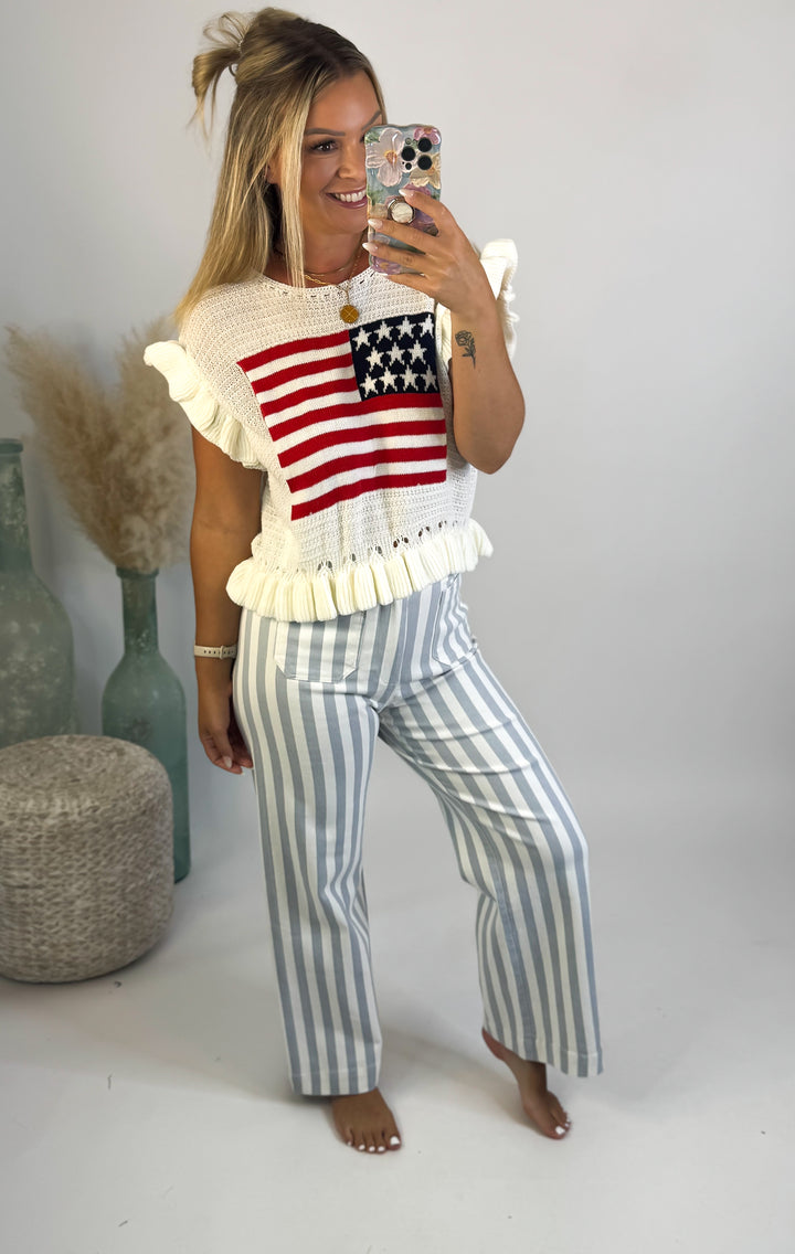 Stars, Stripes & Sweet Tea Sweater Tee