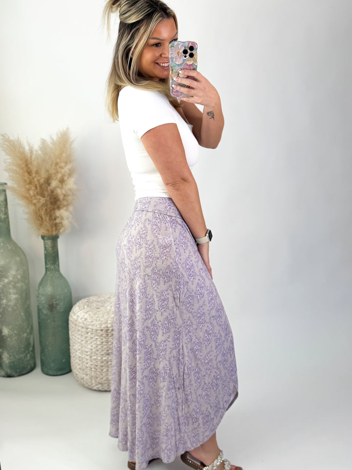 Lavender Breeze Wide Leg Pants