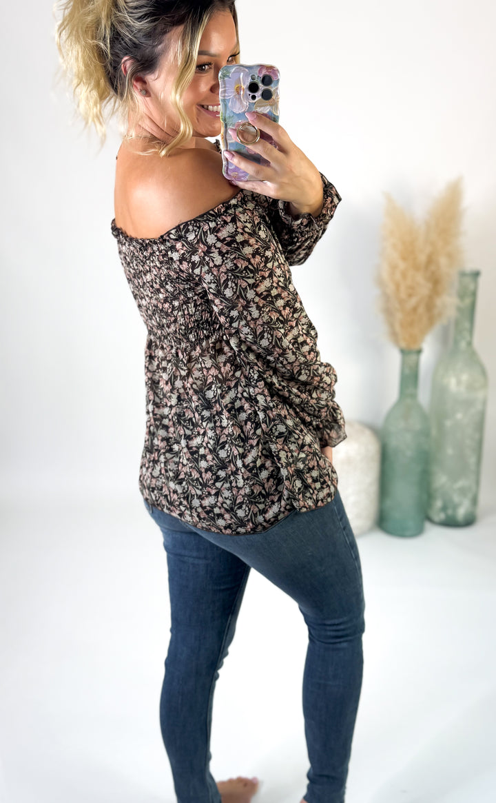 The Autumn Muse Smocked Top