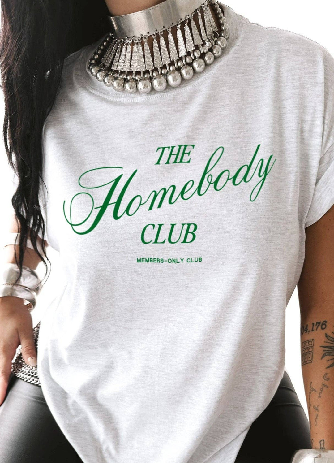 The Homebody Club Side Slit Tee