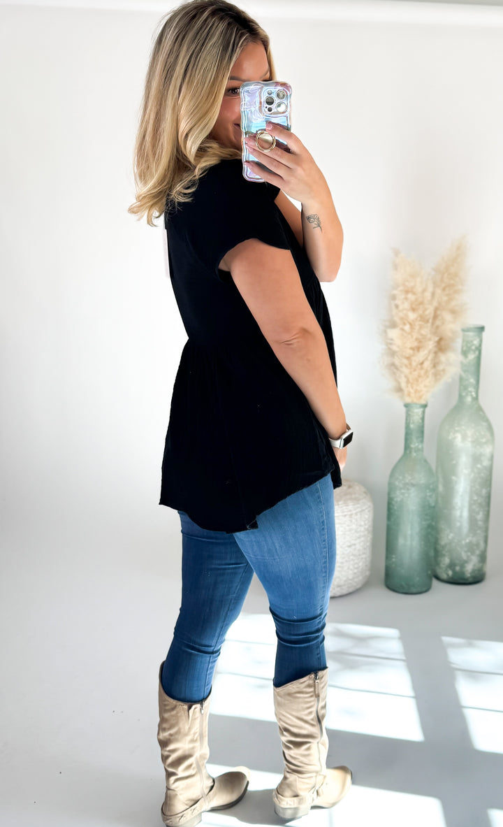 Sweet Magnolia Gauze Top