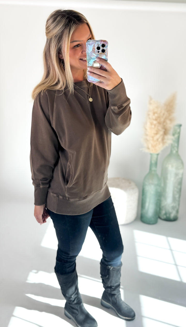 ⭐Door Buster⭐ Cozy Campfire Crew Brown