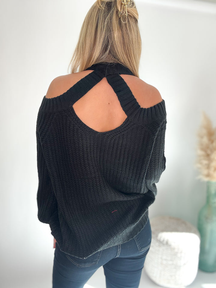 ⭐Door Buster⭐ Midnight Criss-Cross Sweater