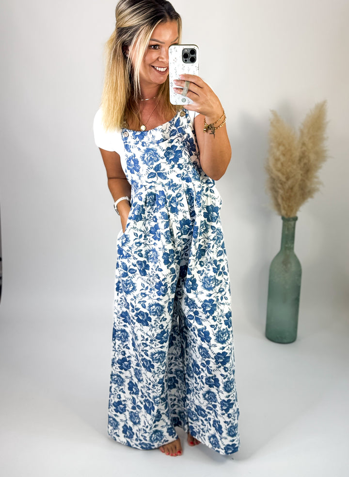 Bluebell Bloom Overalls