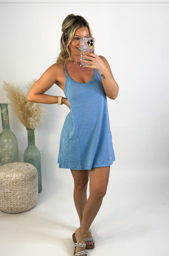 Main Character Romper Dress