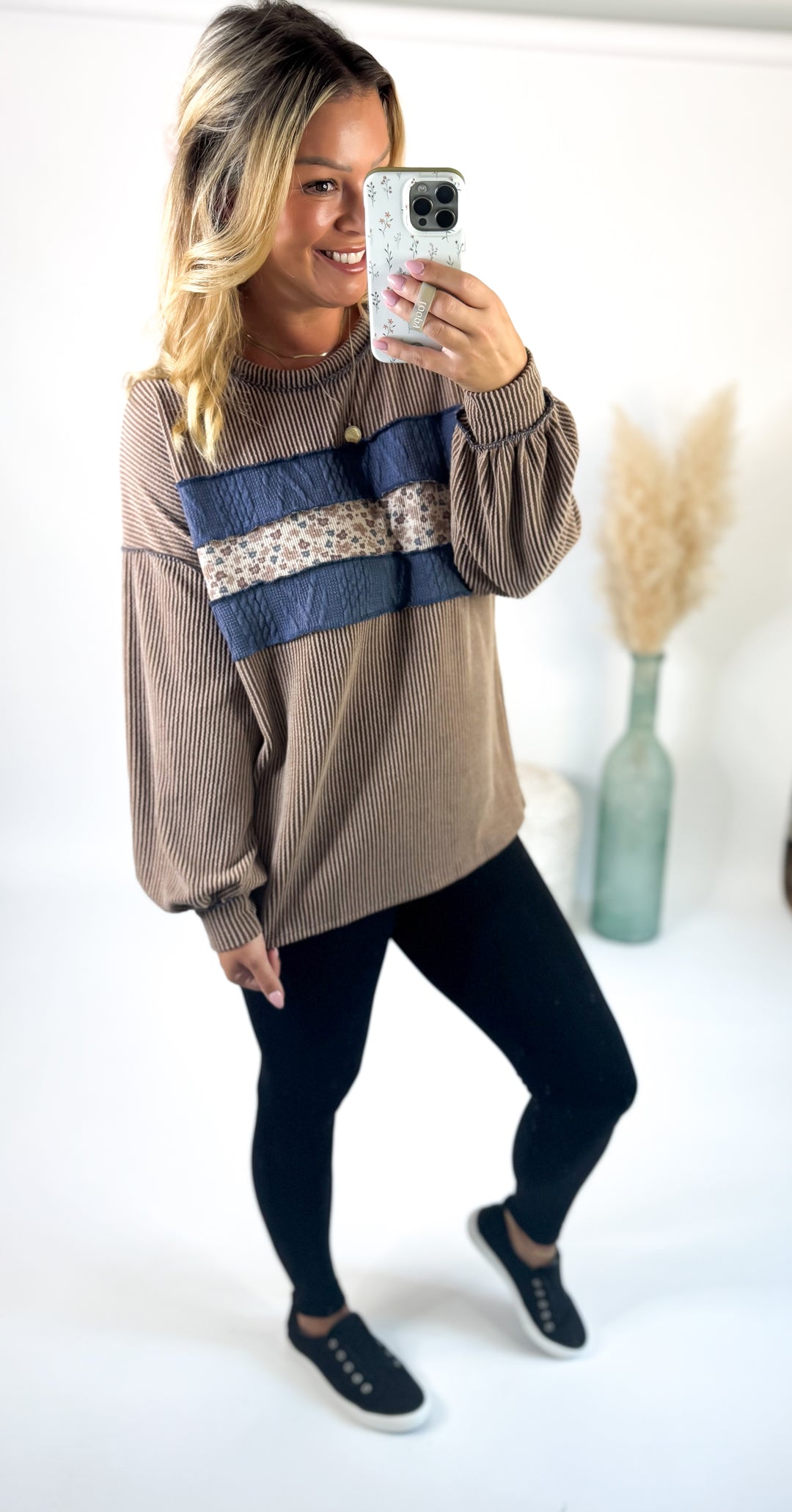 Autumn Patchwork Pullover