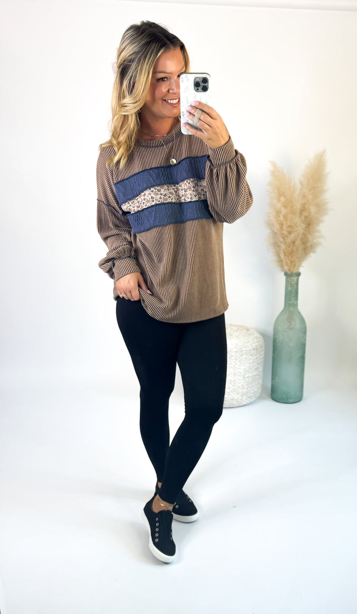 Autumn Patchwork Pullover