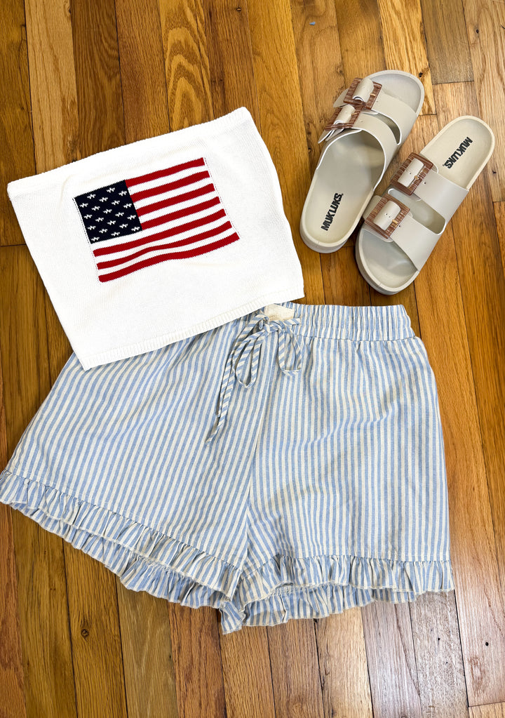 Stars & Stripes Sweetheart Tube Top