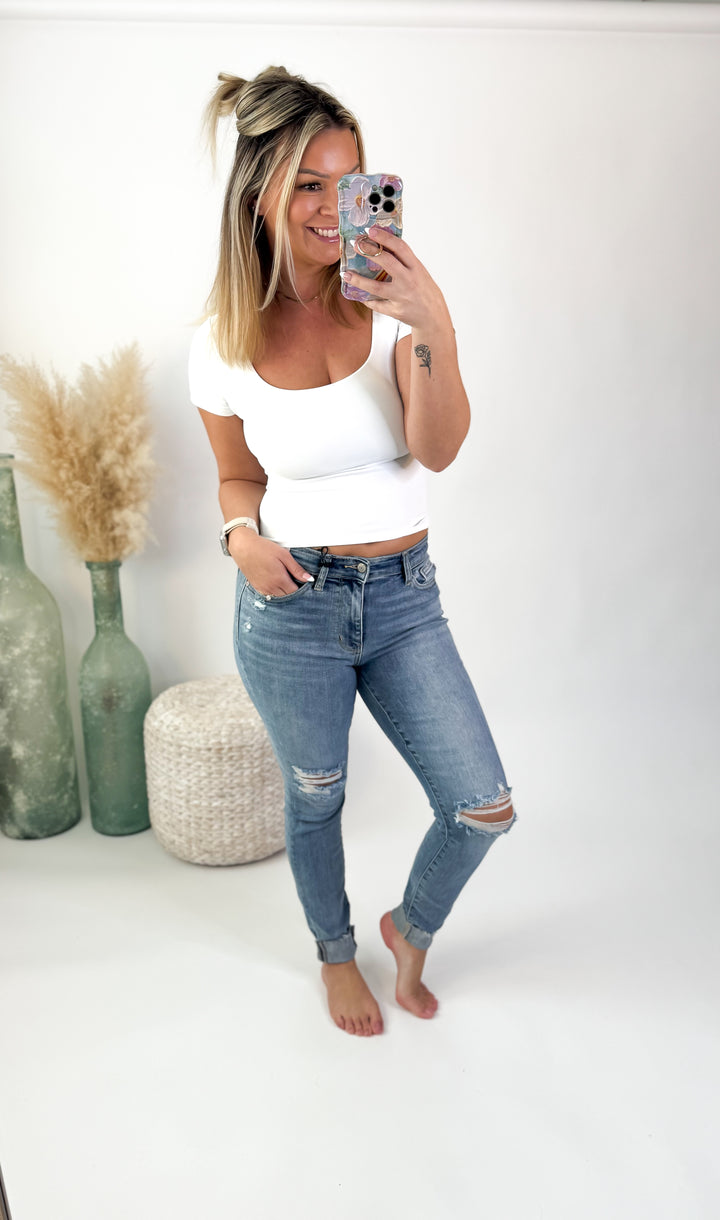 Everyday Edge Skinny Jeans by Judy Blue