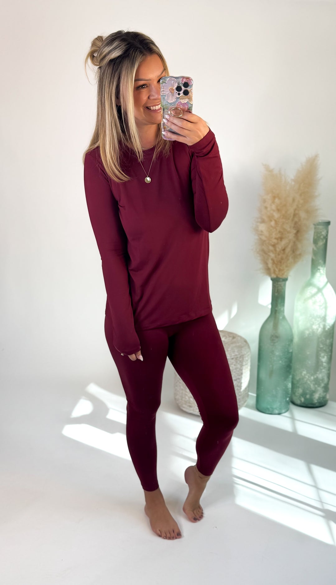 ⭐️Door Buster⭐️ CloudNine Lounge Set Wine