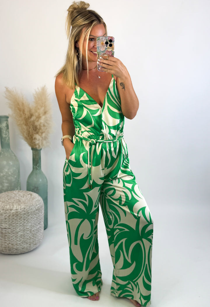 Lucky Girl Corded Belt Jumpsuit